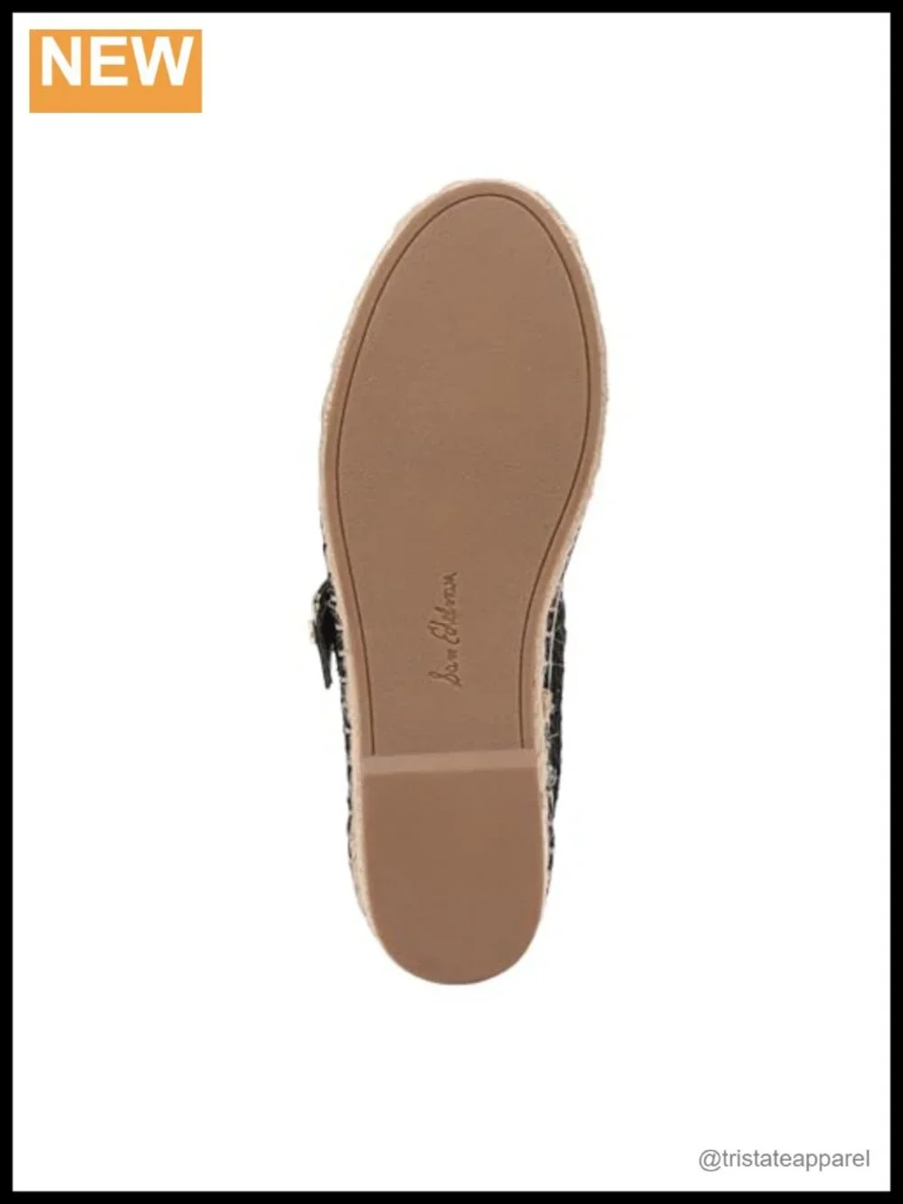 Sam Edelman Mackie Mesh Espadrille Mary Jane Flat Slip-On Casual
